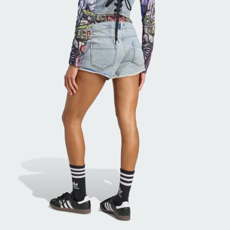 Kratke hlače od trapera adidas x Jeremy Scott traper