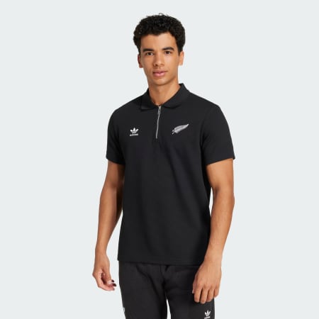 Tricou polo din material texturat All Blacks Essentials