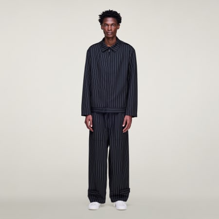 VUNENE HLAČE &Scaron;IROKIH NOGAVICA Y-3 PINSTRIPE REFINED