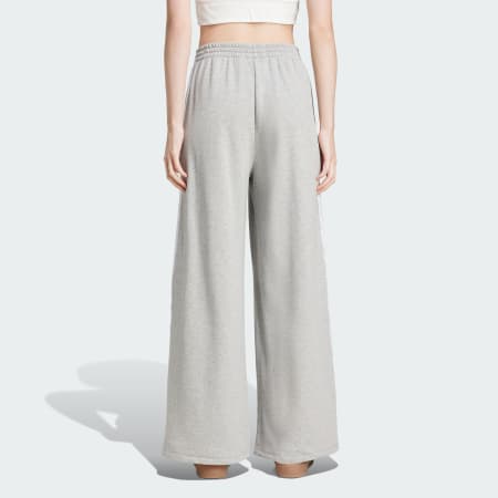 Hlače s tri pruge Loose French Terry Wide Leg