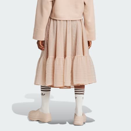 Waistband Tulle Maxi Skirt