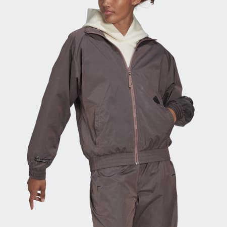 Woven Track Top