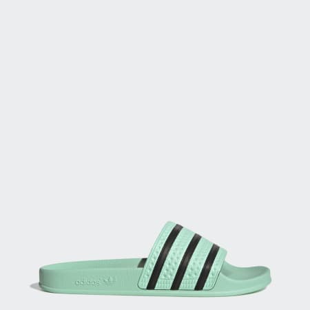 Adidas hotsell green slippers