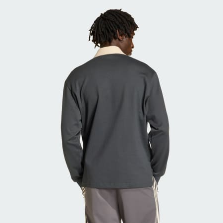 3-STRIPES RUGBY LONGSLEEVE POLO