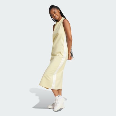 فستان Essentials 3-Stripes Long Racerback