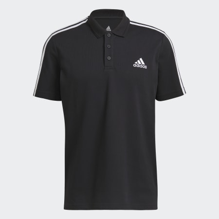 AEROREADY Essentials Piqué Embroidered Small Logo 3-Stripes Polo Shirt