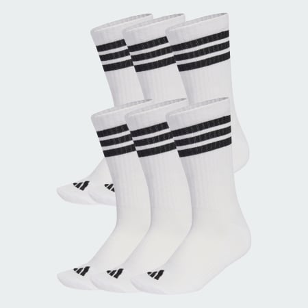 Čarape srednje visine s jastučićima 3-Stripes Essentials, 6 pari u pakiranju