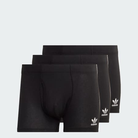 Comfort Flex Cotton 3-Stripes Trunk Briefs (3 pairs)