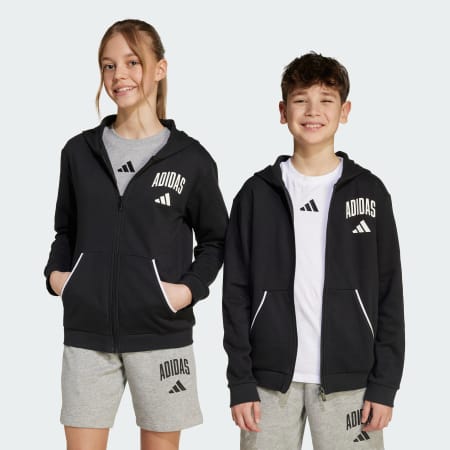 Seasonals Essentials Collegiate Typography Full-Zip Hoody Kids