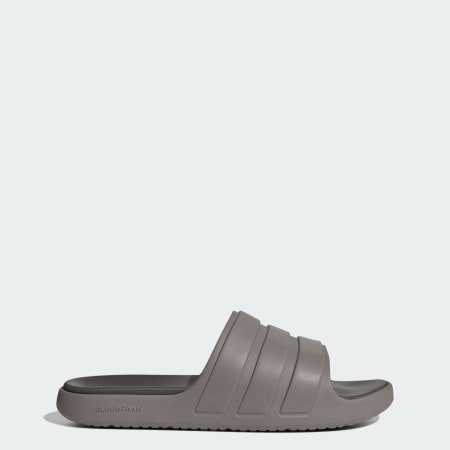 Adidas slippers grey on sale