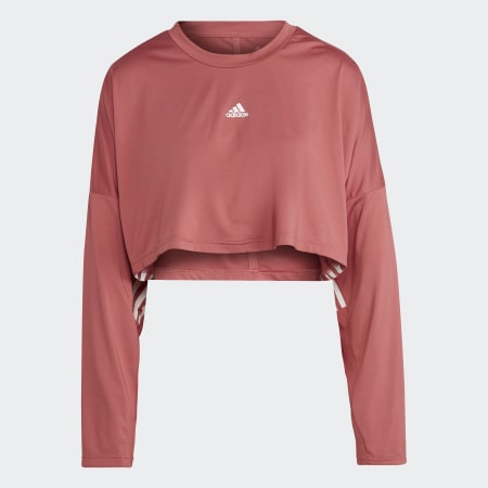 Bluză oversize ușoară și decupată Hyperglam Cut 3-Stripes