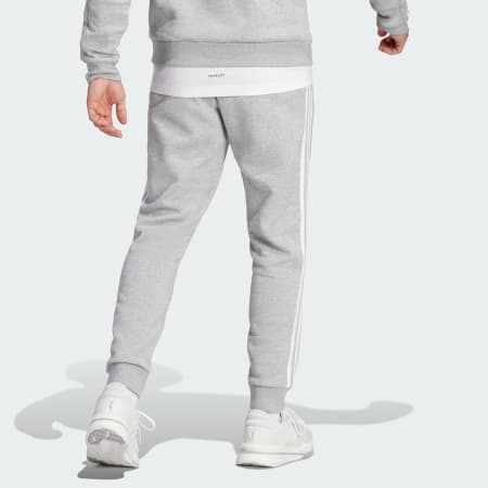 Essentials Fleece 3-Stripes Tapered Cuff Pants