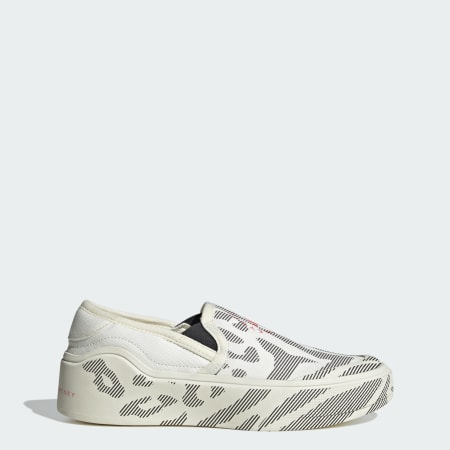 Shoes - adidas by Stella McCartney Court Slip-On Shoes - White