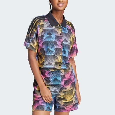 Tiro Print Mesh Summer Shirt
