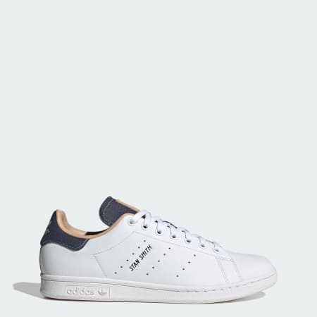 Originals stan smith leather trainers in white sale