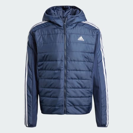 Essentials 3-Stripes Insulated Hooded Hybrid Jacket