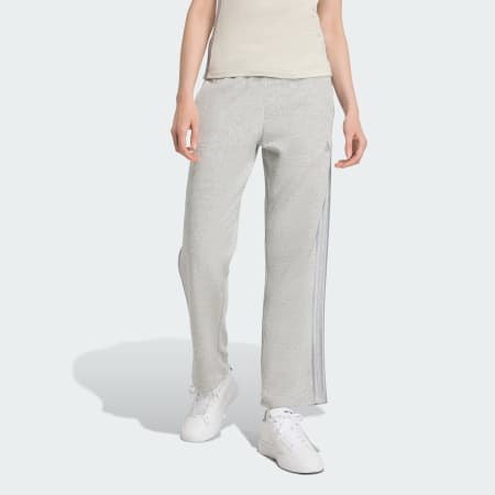 Holiday 3-Stripes Fleece Open-Hem Pants