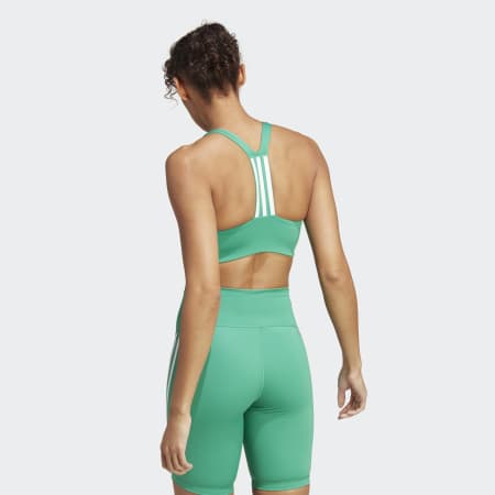 adidas Powerimpact Training Medium-Support Longline Bra - Green