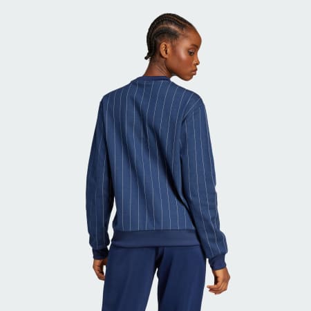 Pinstripe Graphic Sweatshirt