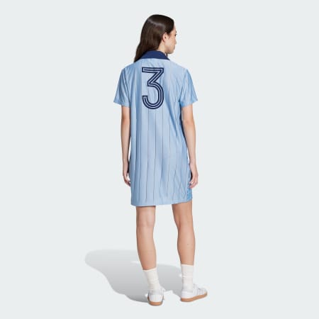 Rochie de football adidas Originals x Liberty London, monocromă