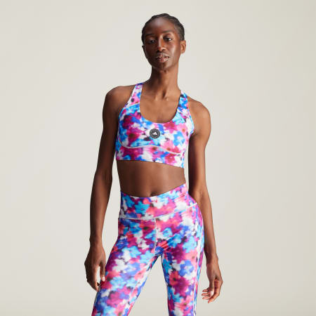 adidas by Stella McCartney TruePurpose Printed Bra