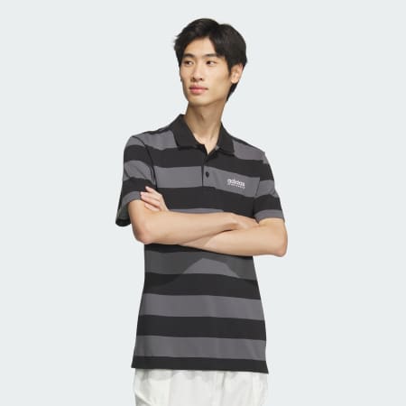 Piqué Stripe Polo Shirt