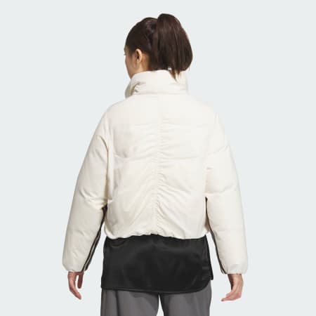 Non-Quilting Short Down Jacket
