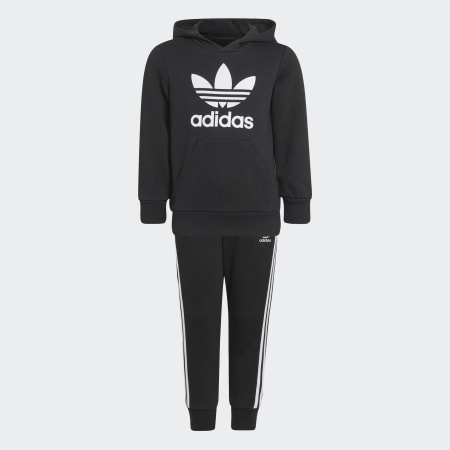 Clothing - Adicolor Hoodie Set - Black | adidas South Africa