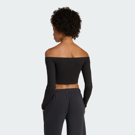 TRICOU CU M&Acirc;NECĂ LUNGĂ ȘI UMERI GOI ESSENTIALS