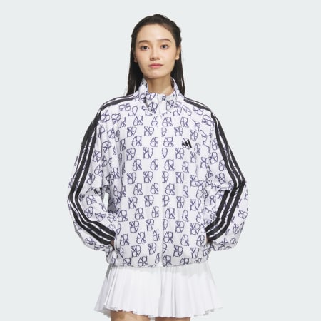Woven Allover Print Windbreaker
