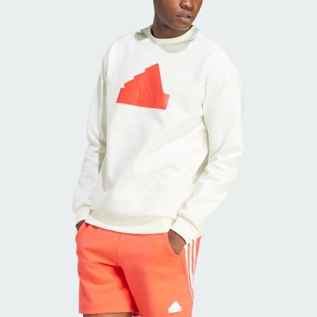 Orange adidas 2024 crew neck