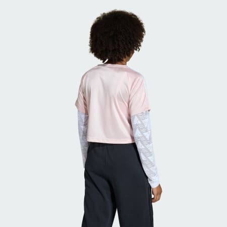 LOOSE 2IN1 LACE LONGSLEEVE T-Shirt