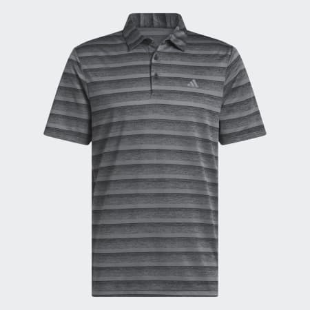 Two-Color Striped Golf Polo Shirt