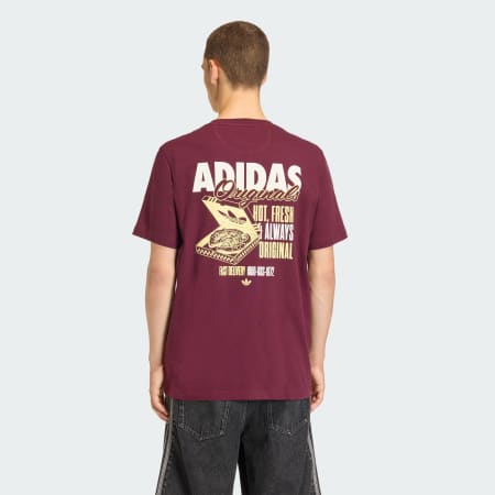 חולצת טי חדשה Pizza Box עם גרפיקה 