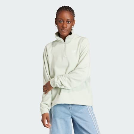 Neutral Court 1/4 Zip Track Top