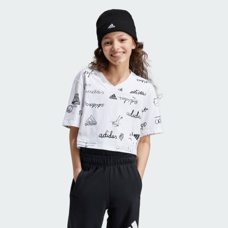 Brand Love Cropped Tee Kids