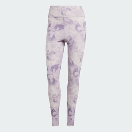 Train Essentials AOP Flower Tie-Dye Leggings
