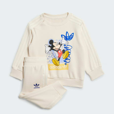 Set cu bluză cu guler rotund adidas x Disney Mickey Mouse