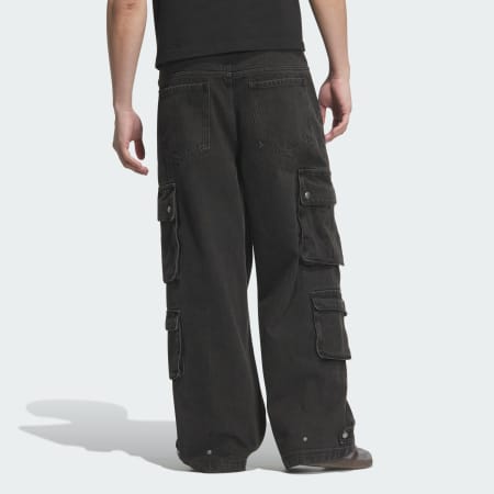 Denim Cargo Pants