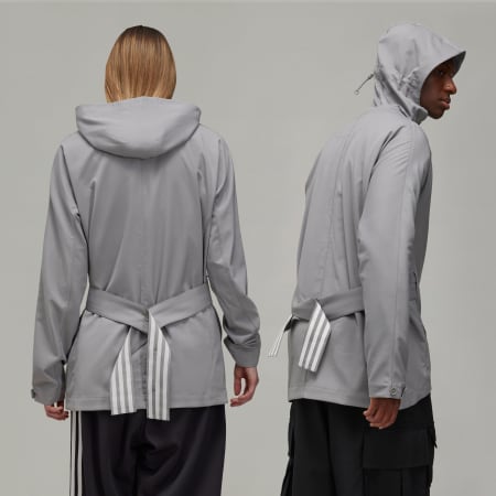 Y-3 Refined Wool Hooded Top - 3-Stripes