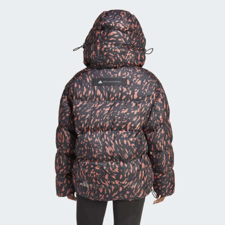 adidas by Stella McCartney Mid-Length Printed Padded Winter Jacket