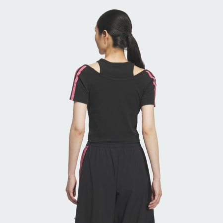 DANCE 雙層領口迷你 T 裇