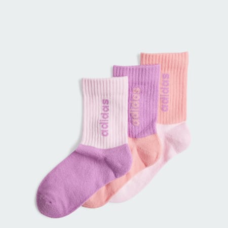 Linear Crew Socks 3 Pairs Kids