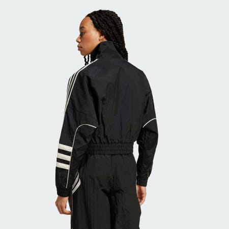 Atlanta Cut Line Loose Nylon Track Top