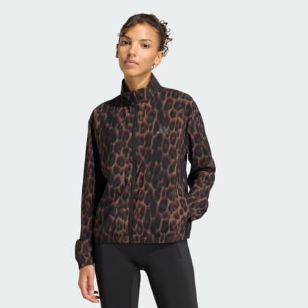 Workout Essentials Leopard Woven Jacket