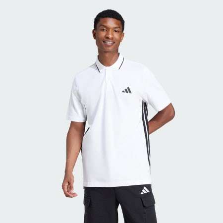 قميص بولو Essentials 3-Stripes Piqué