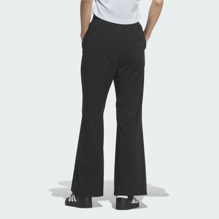 PANTALONI ȚESUȚI CU CRACI EVAZAȚI