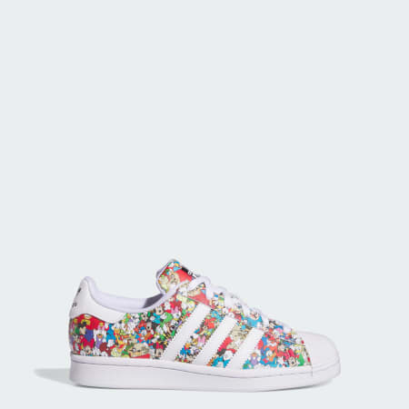 Adidas superstar white and pink online