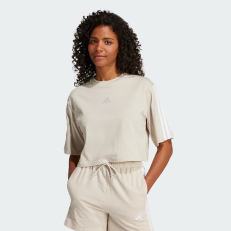 Essentials 3-Stripes Cotton Loose Tee