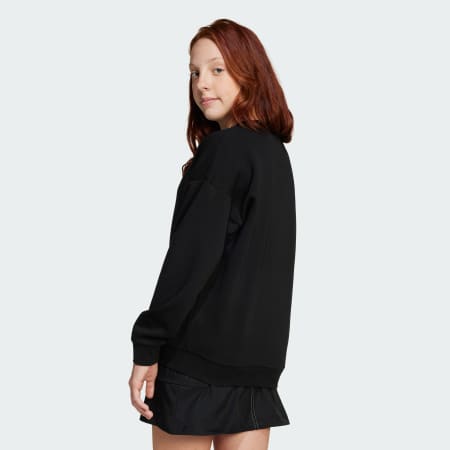 Bluză cu croială relaxată cu guler rotund pentru copii